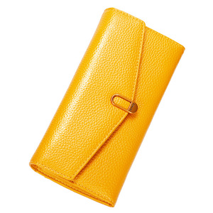 Portefeuille long à fermeture éclair pour femmes, grande capacité, porte-téléphone, design fin - Product Image 1