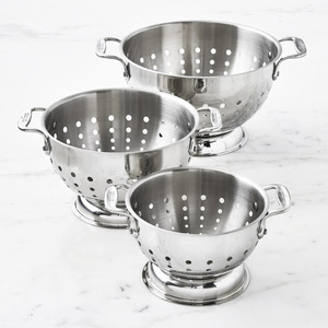 2025 Natural Finished Stainless Steel <b>Colander</b> Bowl Manufacturer And Exporter New Design Metal <b>Colander</b> Bowl Top Manufacturer - Product Image 5