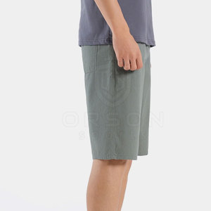 Shorts pour hommes personnalisables avec votre propre logo, 100% coton, solides, décontractés, de haute qualité, séchage rapide, respirants, prix de vente optimal - Product Image 4