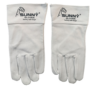 Cheap Goatskin Leather Work <b>Gloves</b> Driving Construction Industrial Mining Safety <b>Driver</b> Working <b>Glove</b> for Men - Product Image 3