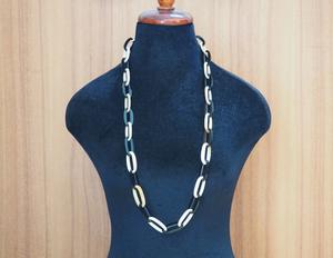 Collier de luxe en corne de buffle fait à la main, bijoux naturels et durables pour femmes, haute qualité - Product Image 6