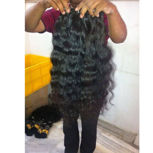 Extensions de cheveux indiens Remy ondulés, 100 % naturels non traités, double trame, double épaisseur, style rose - Product Image 2