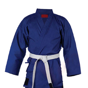 Pantalones de artes marciales de mezcla de algodón de fábrica de diseño personalizado, rodilla reforzada para entrenamiento de Karate Jiu Jitsu, entrenamiento unisex - Product Image 6