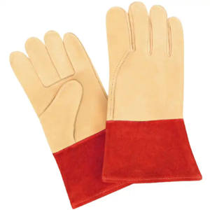 Gants de soudage en cuir de vachette robuste Protection durable des mains avec caractéristiques ignifuges et anti-coupure - Product Image 4