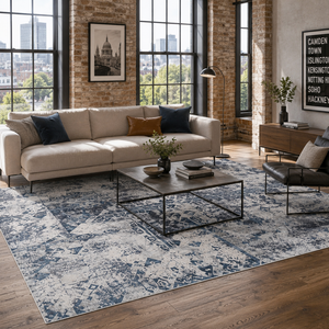 <b>Rug</b> Weavers RW7123 Bergamo Marine Tribal Washable <b>Rug</b> Dropshipping Wholesale Washable Chenille 10 Sizes - Product Image 1