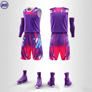 Uniformes de basket-ball personnalisés de haute qualité, entièrement réversibles avec les derniers designs, plus les options de taille comprend des ensembles de noms d'équipe - Product Image 3