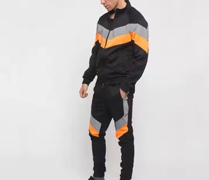 2025 Custom Made Men's Winter Windbreaker Set High Quality Two-Piece Jacket with Elastic Trouser and Zipper - Product Image 6