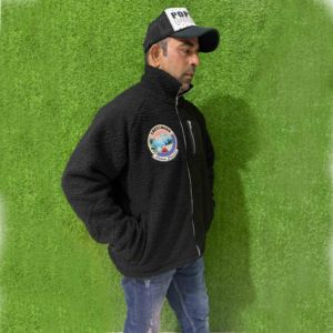 Último diseño de gran tamaño Sherpa 100% algodón pulóver sudaderas con capucha peso pesado cálido sudadera para hombres niños con ropa de calle bordada - Product Image 2