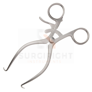 RetractorGeneral Instruments chirurgicaux Demande du client Incurvé 3.5 "Points pointus Acier inoxydable allemand par Surgiright Instruments - Product Image 5