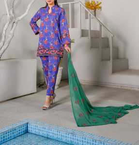 ชุดเดรสปาร์ตี้ปากีสถานสีดำกับ dupatta แบบอิสลามดั้งเดิมผู้หญิง shalwar kameez สีดำ - Product Image 3