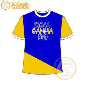 เสื้อยืด Sigma Gamma Rho สำหรับผู้หญิงเสื้อผ้าสำหรับสโมสรผ้าฝ้ายเจอร์ซีย์คุณภาพสูงระบายอากาศได้ดี - Product Image 4