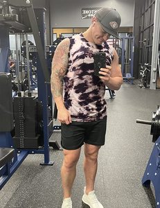 <b>Mens</b> Tank Top 100 % Cotton Breathable Sleeveless Shirt 3D Print Design Lightweight Quick Dry Gym Wear For Summer And Sports - Product Image 6