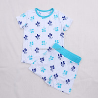 Combinaison en bambou personnalisée pour bébés et tout-petits, barboteuse boutique à imprimé floral, pyjama pour garçons et filles