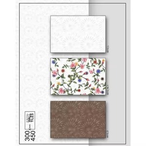 Azulejos de pared de cerámica esmaltada brillante 300x450mm 30x45cm 12x18 pulgadas tamaños para uso Interior Hall baño acabado esmaltado brillante diseñado - Product Image 4