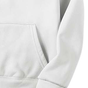 Sweat à capuche unisexe d'hiver avec fermeture éclair, décontracté, couleur unie, à manches longues, confortable, en polaire, coupe régulière, respirant, en tissu jersey - Product Image 3