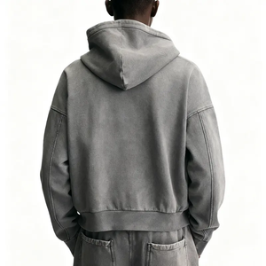 Sudadera de Invierno para Hombre, de Alta Calidad, con Logotipo Personalizado, 100% Algodón, Felpa Gruesa, Secado Rápido, Corte Regular, Unisex, Tallas Grandes - Product Image 2