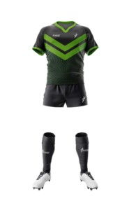 Ensemble de maillot de rugby unisexe de haute qualité, imprimé sur mesure, taille plus, en spandex/coton, jersey respirant 280g, shorts, fabrication au Pakistan, vêtements de sport - Product Image 5
