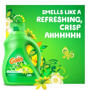 NUEVO Detergente Líquido para Ropa Gain + Aroma Boost de Alta Demanda, 107 Cargas, 154 oz, Envase de Plástico, Desde EE. UU. - Product Image 2