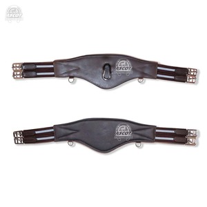 Gran oferta acolchado negro marrón cuero puro circunferencia del vientre alta calidad negro marrón personalizado equipo de carreras de equitación ligero - Product Image 2