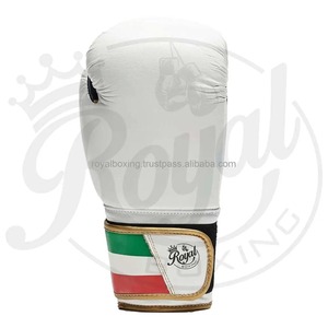 Logo personnalisé de haute qualité PU Gants de boxe Muay Thai Kick Gants de boxe Punching MMA Gants d'entraînement - Product Image 4
