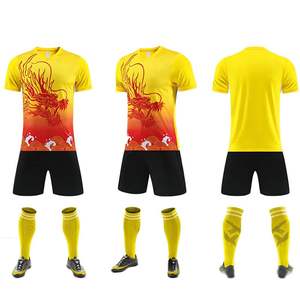 Custom Soccer Uniform Set Including Jerseys-100% Polyester Anti-Bacterial & Breathable Designed for Players and Teams - Product Image 6