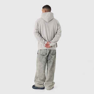 Sudaderas Personalizadas para Hombre, Invierno 2025, Delgadas, Holgadas, Casuales, 100% Algodón, Manga Larga, OEM - Product Image 2