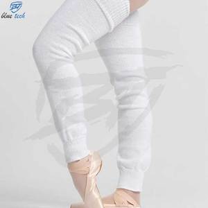 <b>Women's</b> Stripe Leg Warmer Wool Knitting Lightweight Anti-Bacterial Breathable <b>Foot</b> Warming Cover Latin Ballet Dancing <b>Leggings</b> - Product Image 6