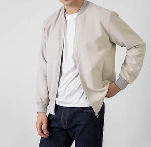 Chaqueta Bomber Formal de Primavera con Camuflaje Recubierto de Alta Calidad para Unisex - Product Image 5
