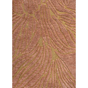 Alfombras de Lana Anudadas a Mano Azalea, Rojas y Naranjas con Patrones Florales y Abstractos, Rectangulares de 9x12 para Entrada y Sala de Estar, Aiwz-1001 - Product Image 3