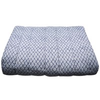 Couverture/édredon Raschel en lin biologique vintage imprimé à pois, personnalisable, design sur mesure, 150x200cm, vente en gros