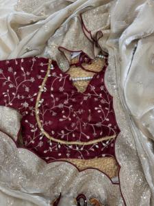 India superventas de seda suave impresionante elegante Ropa Étnica Look Saree más de moda exportación última blusa exclusiva ropa de fiesta nupcial - Product Image 6