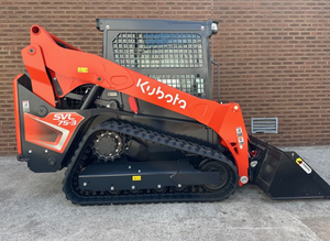 Cargadora de orugas Kubota usada de alta calidad con cucharón frontal para manejo de materiales de construcción agrícola - Product Image 6