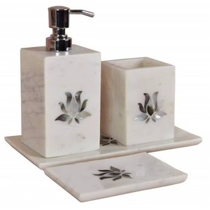 Elegante dispensador de loción de resina para tocador de baño, fregadero de cocina y uso de lavado a mano con aspecto elegante, venta al por mayor de La India - Product Image 1