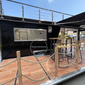 Đôi boong thức ăn nhanh Snack Trailer thép không gỉ nhôm sợi thủy tinh cho Ice Cream <span class=keywords><strong>Bakery</strong></span> nhà hàng - Product Image 3