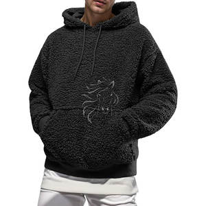 Sweatshirts à capuche en molleton à motif uni pour hommes 100% coton Sweat à capuche zippé pour l'entraînement d'hiver Training Graphic Fleece Hoddie - Product Image 1