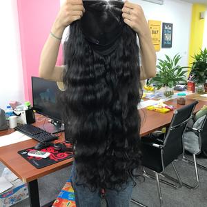 Perruque de fermeture de dentelle de cheveux humains vierges 100% droits courts les plus vendus pour dentelle non traités un donneur - Product Image 5