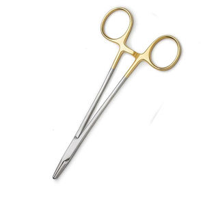 Soportes de agujas de madera Crile de alto grado 230 mm 9 \ "fórceps quirúrgicos de carburo de tungsteno con salas laterales rectas Material metálico - Product Image 3