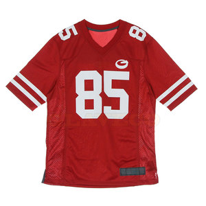 เสื้อฟุตบอลอเมริกันไซส์ใหญ่แขนสั้นระบายอากาศผลิตจากโรงงาน - Product Image 1