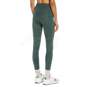 Leggings de Yoga de Fabricación Profesional, Pantalones Sólidos para Mujer de la Mejor Calidad, Transpirables, Cintura Elástica, Largo Completo, Spandex/Poliéster - Product Image 3