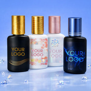 Empaque Personalizado Disponible, Adhesivo Líquido para Pestañas de 15 ml, Marca Privada, Suministros Profesionales para Extensiones de Pestañas, Paquete Premium - Product Image 1