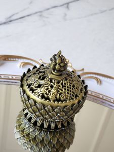 Bakhoor Table Décoratif beau brûleur d'encens arabe pour Bouddha papillon lotus brûleur d'encens à fond plat - Product Image 4