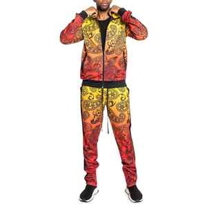 Nueva llegada su propio diseño sublimación chándal Jersey cómodo transpirable media cremallera equipo para hombre para correr chándal - Product Image 1