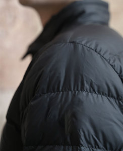 Doudoune personnalisée pour hommes avec capuche, longue et chaude fermeture à glissière, Style décontracté, Vestes rembourrées de haute qualité - Product Image 3