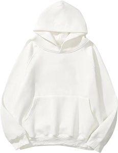 Basics coton mélangé unisexe Premium coton lourd pull sweats pour hommes brodé col rond vêtements d'hiver - Product Image 1