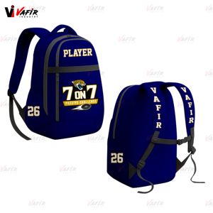 Sac à dos pour sports d'équipe par sublimation avec impression personnalisée Sacs de basketball design Sac à dos pour applaudir avec logo d'équipe Nom du joueur Numéro - Product Image 5
