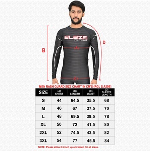 Haute qualité Spandex Rashguard BJJ MMA Rash Guard personnalisé Sublimation Compression chemise combat Gear collants pour Jiu Jitsu-Vente en gros - Product Image 6