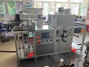 Machine de laminage numérique rouleau à rouleau avec lames de dégauchissage et têtes de revêtement intégrées à fil, <span class=keywords><strong>four</strong></span> de 0,5 mètre pour l'application de revêtement par rouleau - Product Image 5