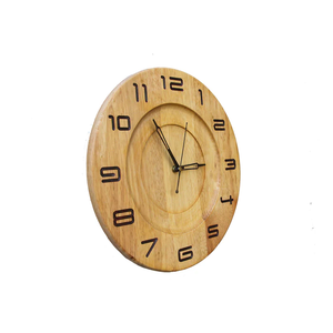 Bonne vente horloge murale Designer en bois Look horloge parfaite pour bureau maison salle de classe chambre salon Restaurant hôtel - Product Image 2
