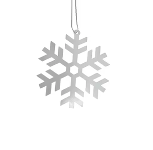 Venta caliente Premium Christmas Ball Tree Ornaments Llamativo copo de nieve en forma de decoración colgante para árboles de Navidad Top Christmas - Product Image 1