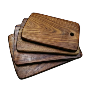 Planche à découper en bois de teck, planche à découper pour légumes et viande, forme personnalisée, planche à découper artisanale sur plan de travail, en vente - Product Image 4